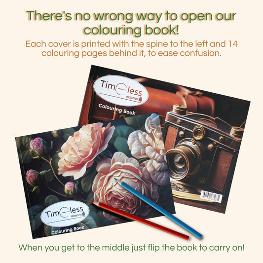 Premium Adult Colouring Book Designed for Engaging Dementia Care